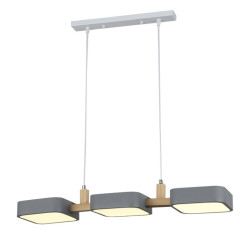 Світлодіодна люстра Valeso, 3000-6500K, G 98102/3 GRAY 72W