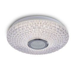 Светодиодный музыкальный светильник смарт Valeso LY369-400 WH для спальни и детской 48W+5W RGB Белый