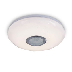 Светодиодный музыкальный светильник смарт Valeso LY370-300 WH для спальни и детской 32W+2W RGB Белый