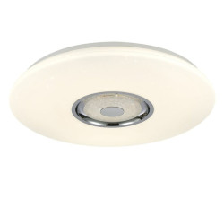 Светодиодный музыкальный светильник смарт Valeso LY567-401 WH для гостинной и спальни 48W+5W RGB Белый