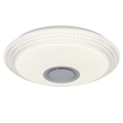 Светодиодный музыкальный светильник смарт Valeso LY578-400 WH для гостинной и спальни 48W+5W RGB Белый