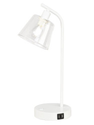 Лампа настольная декоративная Valeso LT91089E WT белый