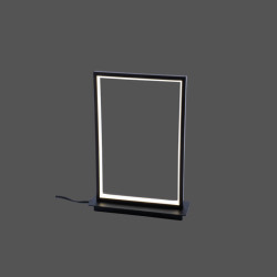 Лампа настільна світлодіодна акрилова Valeso 22801TL BK чорний