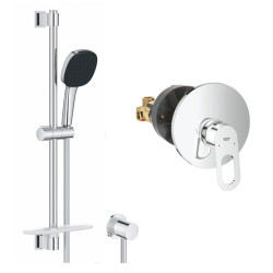 Душевая система Grohe Bauloop з гарнітуром Vitalio Comfort 110 і підключенням Vitalio 2908026929