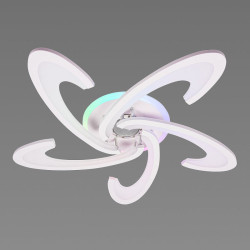 Потолочная люстра светодиодная с музыкальной колонкой и RGB подсветкой для гостиной и спальни Valeso YZD1274
