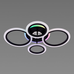 Потолочная люстра светодиодная с музыкальной колонкой и RGB подсветкой для спальни и детской Valeso YZD1270