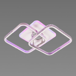 Потолочная люстра светодиодная с музыкальной колонкой и RGB подсветкой для спальни и детской Valeso YZD1272 Белый