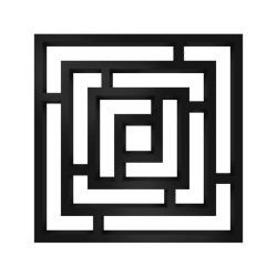 Полотенцесушитель Genesis Aqua Web 70x70 черный