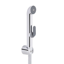 Гігієнічний душ Qtap Inspai-Varius округлий QTSETCRMA021 Chrome/Grey (Set)