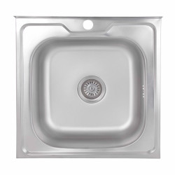 Кухонна мийка Brinex 5050 0,6 мм Satin (BRIN5050SAT06)
