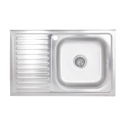 Кухонна мийка Brinex 5080-R 0,6 мм Satin (BRIN5080RSAT06)
