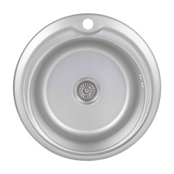 Кухонна мийка Brinex 510-D 0,8 мм Micro Decor (BRIN510MDEC08)