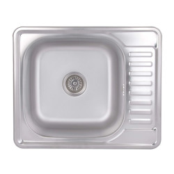 Кухонна мийка Brinex 5848 0,8 мм Satin (BRIN5848SAT08)