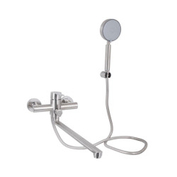 Смеситель для ванны Brinex Pure 005 Nickel BRIPUR005NKL