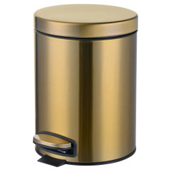 Ведро для мусора Mixxus Ellipse-TC0205 Brushed Gold 5л (матовое золото) (MI8400)