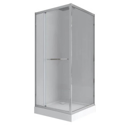 Душова кабіна Mixxus Style SCT01-90x90x200-TR Chrome прозоре скло 6мм (MI8433)