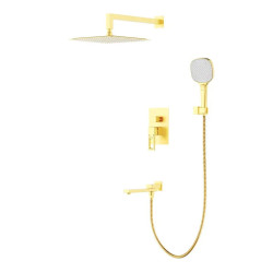 Душова система прихованого монтажу Koer KB-66009-12 (матове золото) (KR5992)