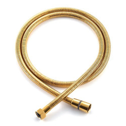 Душовий шланг Koer KB-0801-150-10 (оплетіння нерж. 150 см) (золотий) (KR4806)