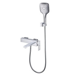 Смеситель для ванны Koer KB-41009-04 (хром+белый) (KR5985)
