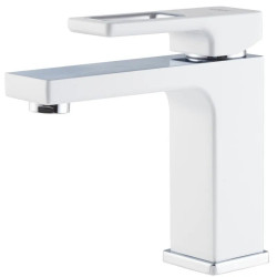 Смеситель для раковины Koer KB-10009-04 (хром+белый) (KR5975)