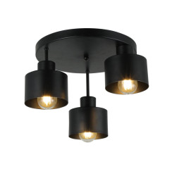 Потолочная люстра Valeso G 07522/3 Matte Black, чорна