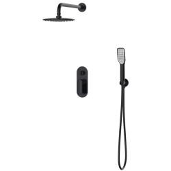 Душова система прихованого монтажу Koer KB-62028-05 (чорний) (KR6009)