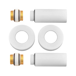 Комплект подовжувачів Koer KF.SET.06MF WHITE 1/2Fx1/2M білий (KR5850)
