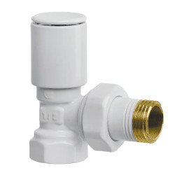 Кран для сушки для рушників кутовий Koer KR.531.White - 1/2" (KR5104)