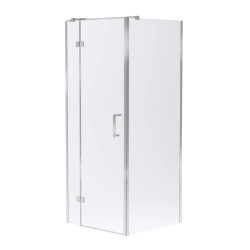 Душевая кабина Volle SOTA 90-C 90*90*200 квадратная, реверсивная, дверь распашная, профиль хром, стекло прозрачное (1038.124501)