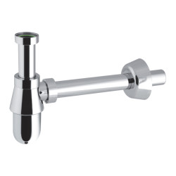 Сифон для раковины Imprese i-SEW, 1 1/4", сливная трубка d32х250, пластик хром (d12600301S)