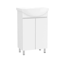 Тумба з раковиною RJ SOFT-XO 56см RJFU094-0156WHSET(RJFU094-0156WH+101456UA) біла