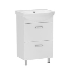 Тумба з раковиною RJ TOFT-L 55см RJFU026-4155WHSET(RJFU026-4155WH+ L71955000) біла