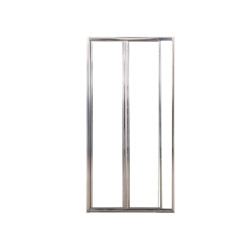 Душові двері Eger 599-131СС 85*195 bifold хром, прозорі