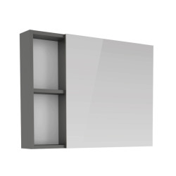 Дзеркальна шафа RJ ATLAS 80*60см, сірий (RJFU005-09GR)