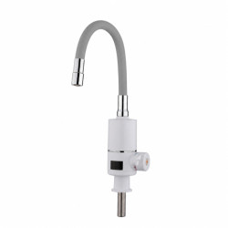 Проточний кран водонагрівач для кухні Lidz Warm 065 LDWAR065GRE49096 White/Grey