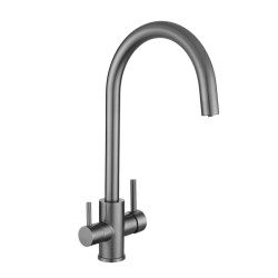 Кухонный смеситель с подключением к фильтру Lidz Aria 020F (k35) LDARI020FGRP49562 Graphite