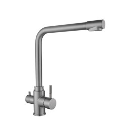 Кухонный смеситель с подключением к фильтру Lidz Aria 020F1 (k35) LDARI020F1GRP49563 Graphite