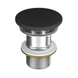 Донний клапан Cersanit Click-Clack 1 1/4" антрацит матовий (K116-109)