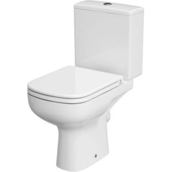 Унитаз-компакт Cersanit 574 Colour Clean On 3/5 л с сиденьем микролифт, белый глянцевый (K103-027)