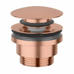Донний клапан Paffoni Simple Rapid, Clic-Clac 1”1/4G, Brushed Copper PVD (ZSCA050RASP)